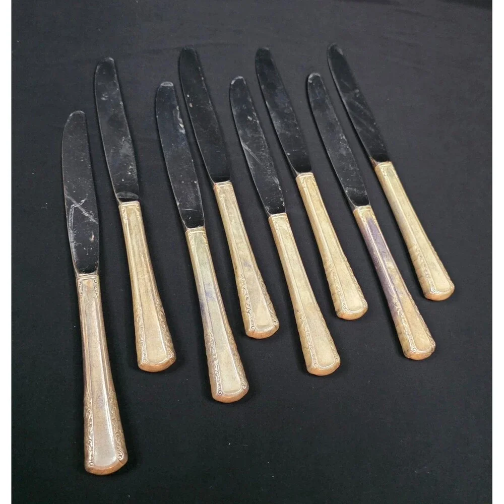 VTG Holmes & Edwards May Queen Silverplate Flatware Set w/Chest 1950s 56 Pc Set
